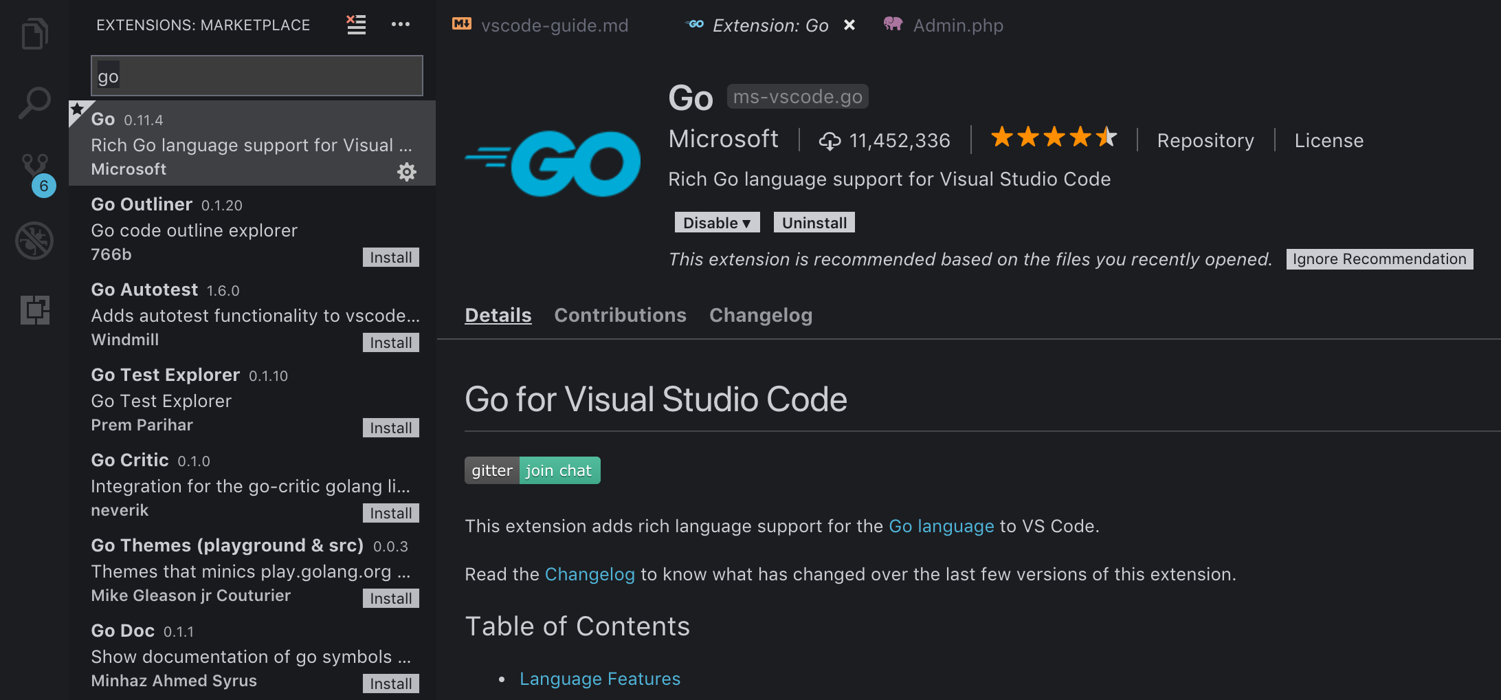 vscode-go